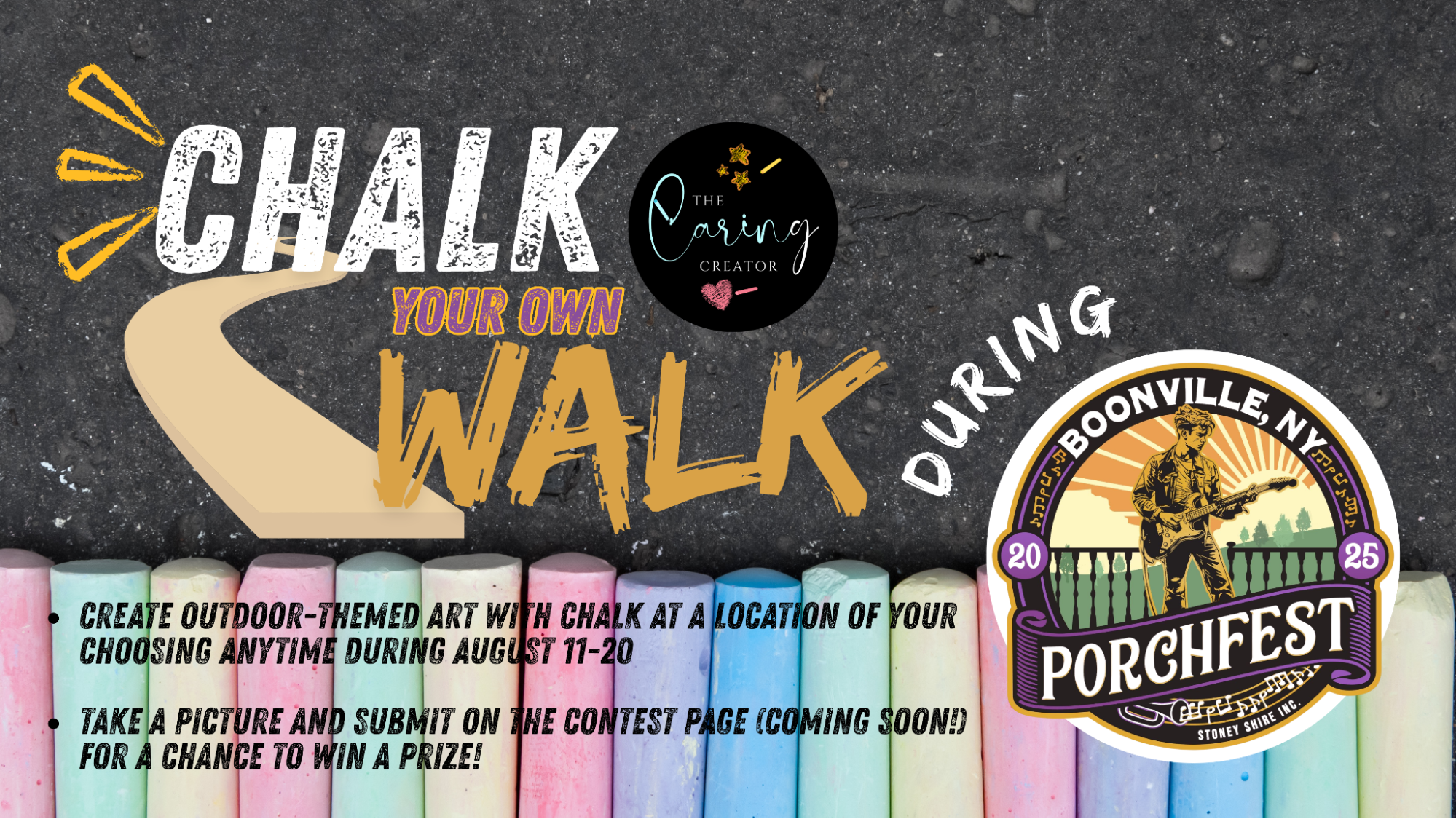Chalk your own walk