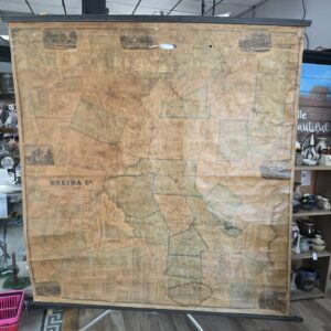 1858 Gillett’s Map of Oneida County, New York | Large Wall Map